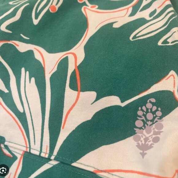 Free People Hot Shot Printed Onesie in Floral Court Combo 💚 NWT - Picture 6 of 8